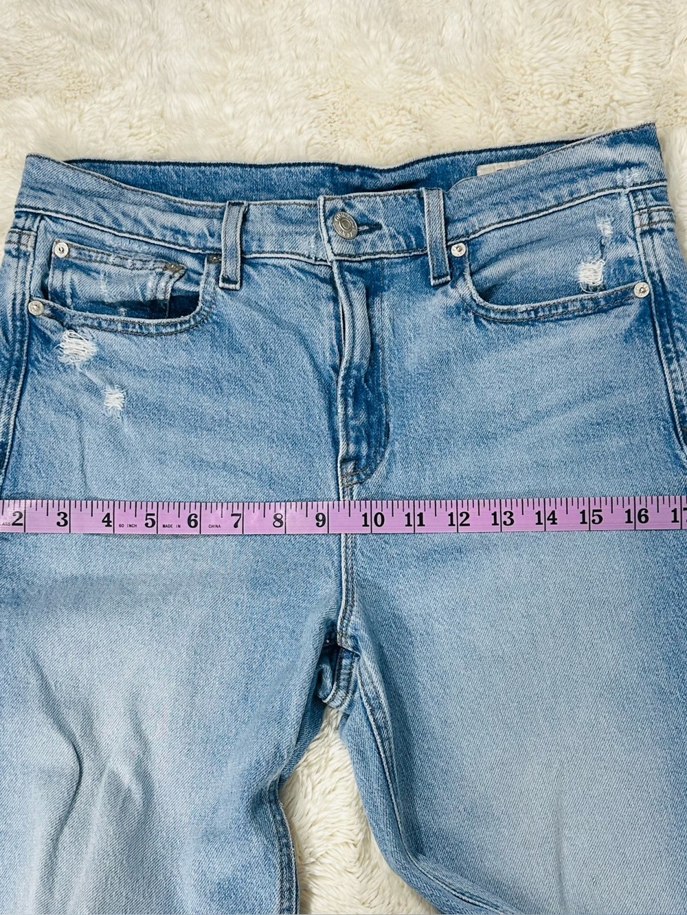 AYR The Secret Sauce Heirloom Jeans 30 Distressed Straight Leg Preppy Casual - Picture 8 of 10